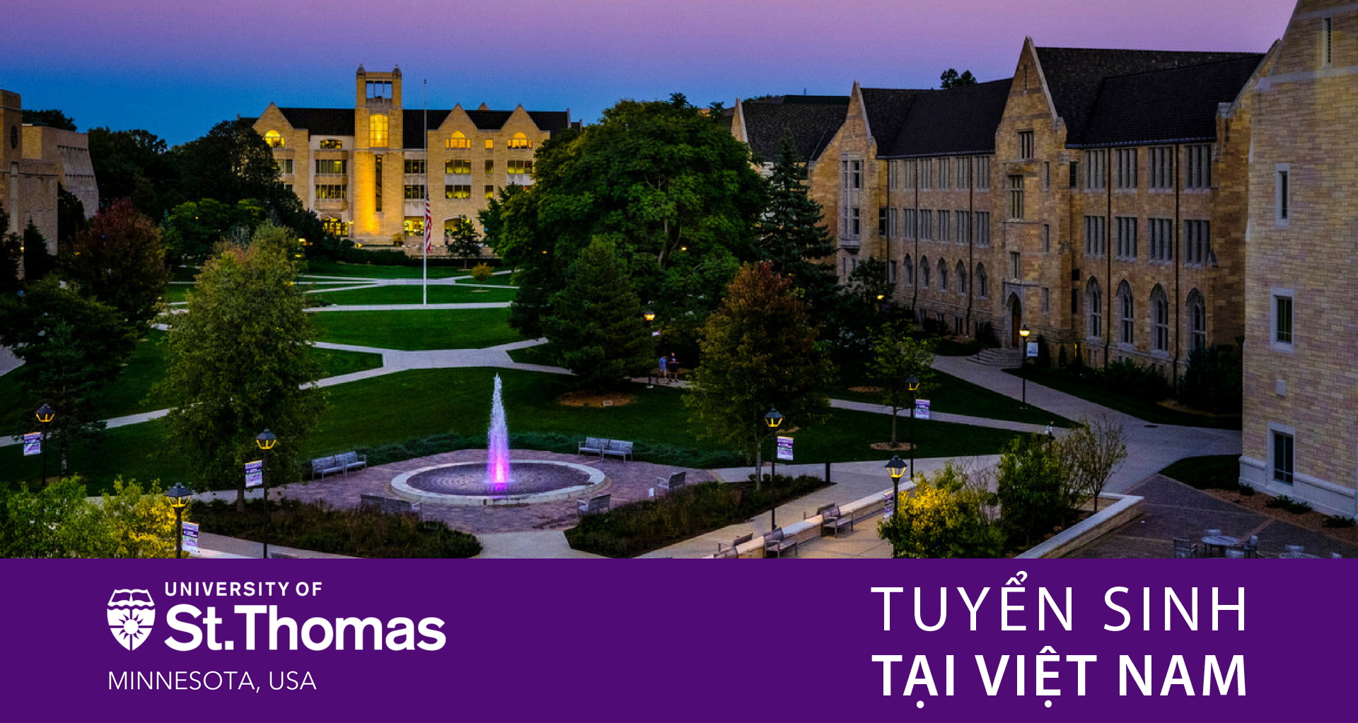 Học bổng lên đến $27.000/năm từ Đại Học University of St. Thomas