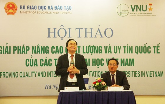 Sẽ có chương trình quốc gia về xếp hạng đại học