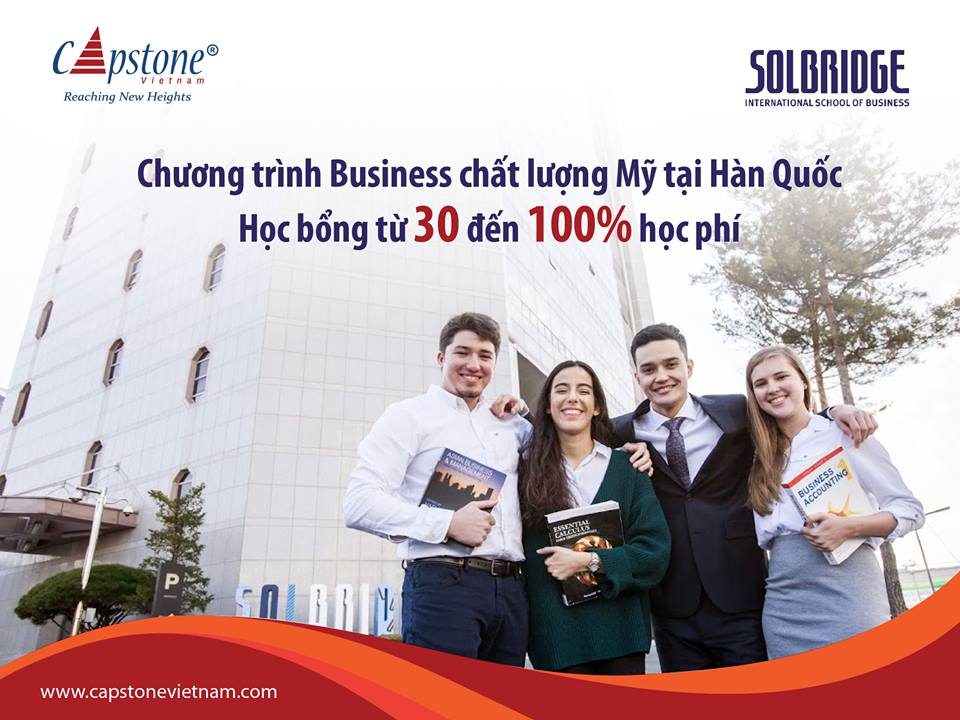 HỌC CHƯƠNG TRÌNH MỸ TẠI HÀN QUỐC - CHỈ CÓ TẠI SOLBRIDGE INTERNATIONAL SCHOOL OF BUSINESS 