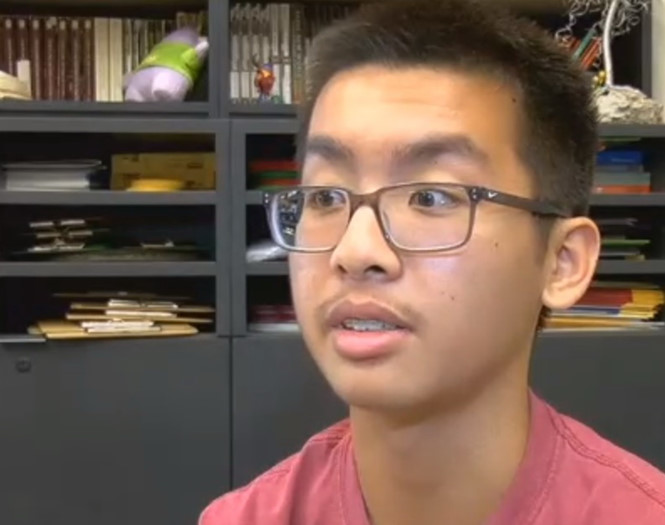 Nam sinh 13 tuổi gốc Việt đạt điểm ACT tuyệt đối