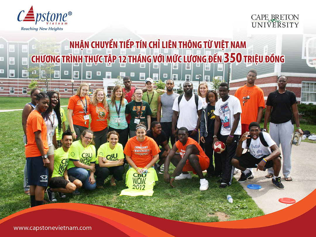 CHUYỂN TIẾP ĐẠI HỌC DỄ DÀNG TỪ VIỆT NAM VÀ CƠ HỘI VIỆC LÀM HẤP DẪN KHI HỌC TẠI CAPE BRETON UNIVERSITY