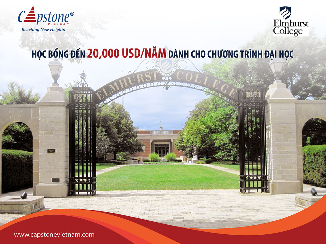 ĐỪNG BỎ LỠ CƠ HỘI NHẬN HỌC BỔNG LÊN ĐẾN 20,000 USD/NĂM TẠI TRƯỜNG ĐẠI HỌC CÔNG GIÁO ELMHURST COLLEGE