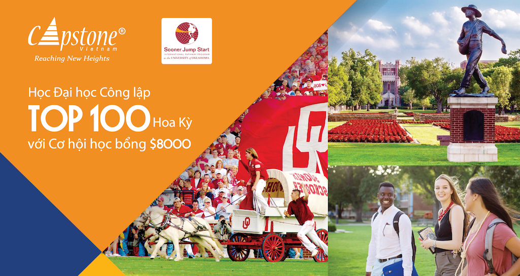 Du học tại University of Oklahoma và nhận học bổng lên tới $8000