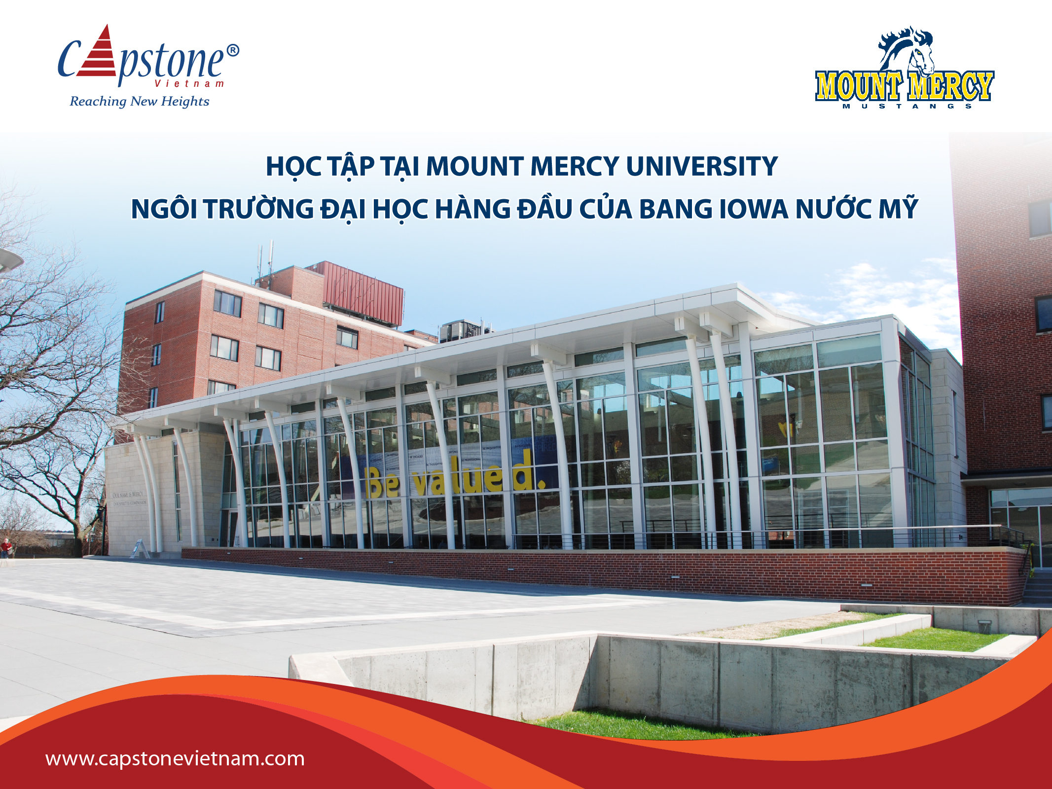 MOUNT MERCY UNIVERSITY - TRƯỜNG ĐẠI HỌC TỐT NHẤT BANG IOWA CỦA HOA KỲ
