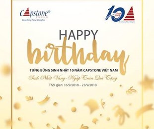 TƯNG BỪNG SINH NHẬT 10 NĂM CAPSTONE VIỆT NAM 