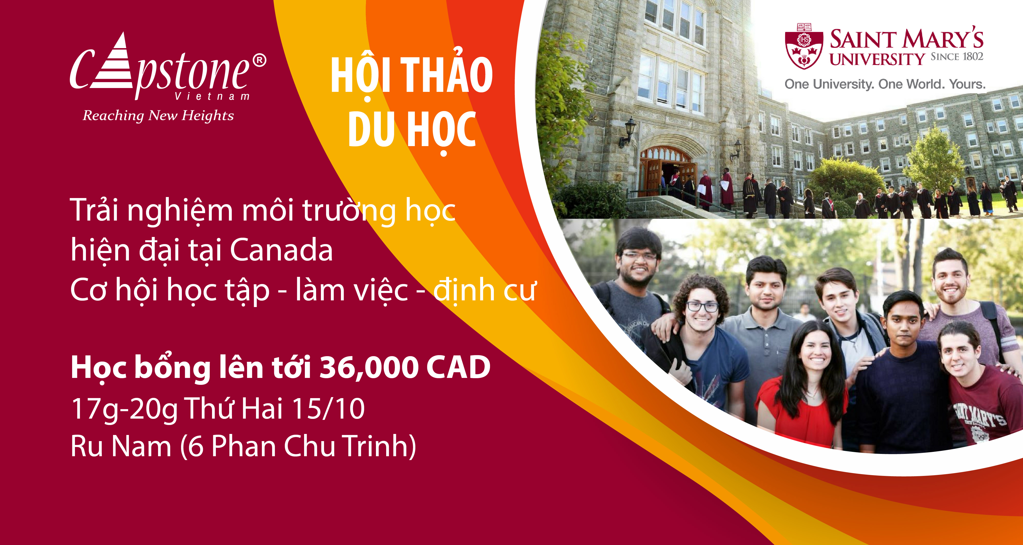 Trải nghiệm môi trường học hiện đại nhất Canada tại Đại học Saint Mary’s University