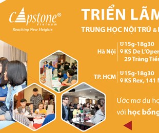 XÂY DỰNG NỀN TẢNG VỮNG CHẮC CHO CON VỚI TRIỂN LÃM GIÁO DỤC TRUNG HỌC NỘI TRÚ & NGOẠI TRÚ QUỐC TẾ