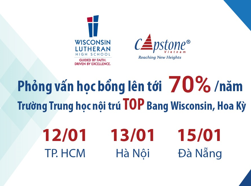 Phỏng vấn học bổng lên tới 70%/năm trường Trung học TOP Mỹ