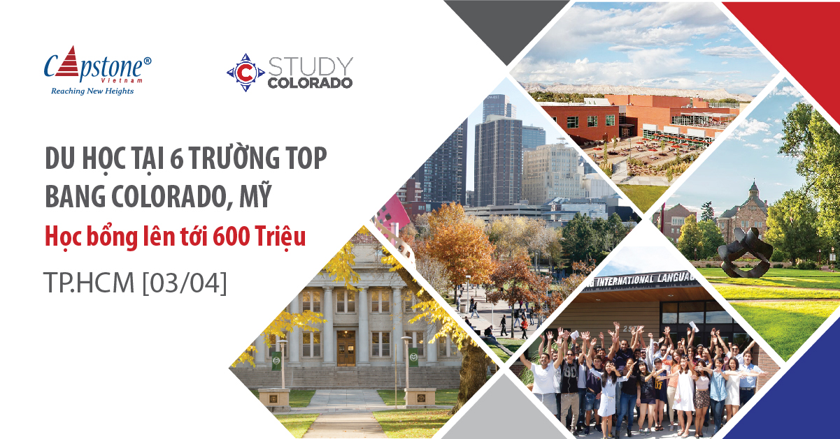 Gặp gỡ 6 trường uy tín, danh giá nhất bang Colorado và dành học bổng đến 600 tr/năm
