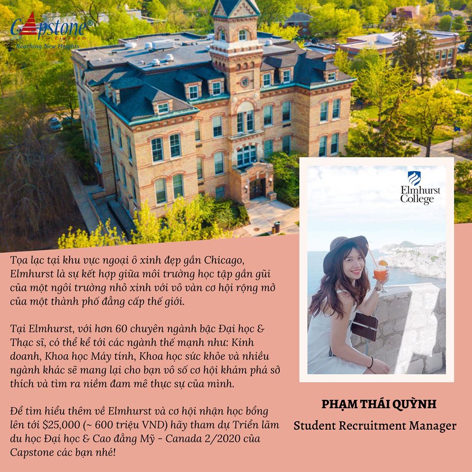  Elmhurst College - môi trường Liberal Arts xuất sắc thuộc Top 10 trường Đại học toàn diện nhất ở vùng Trung Tây