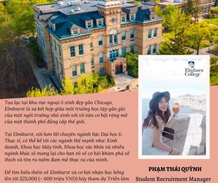  Elmhurst College - môi trường Liberal Arts xuất sắc thuộc Top 10 trường Đại học toàn diện nhất ở vùng Trung Tây