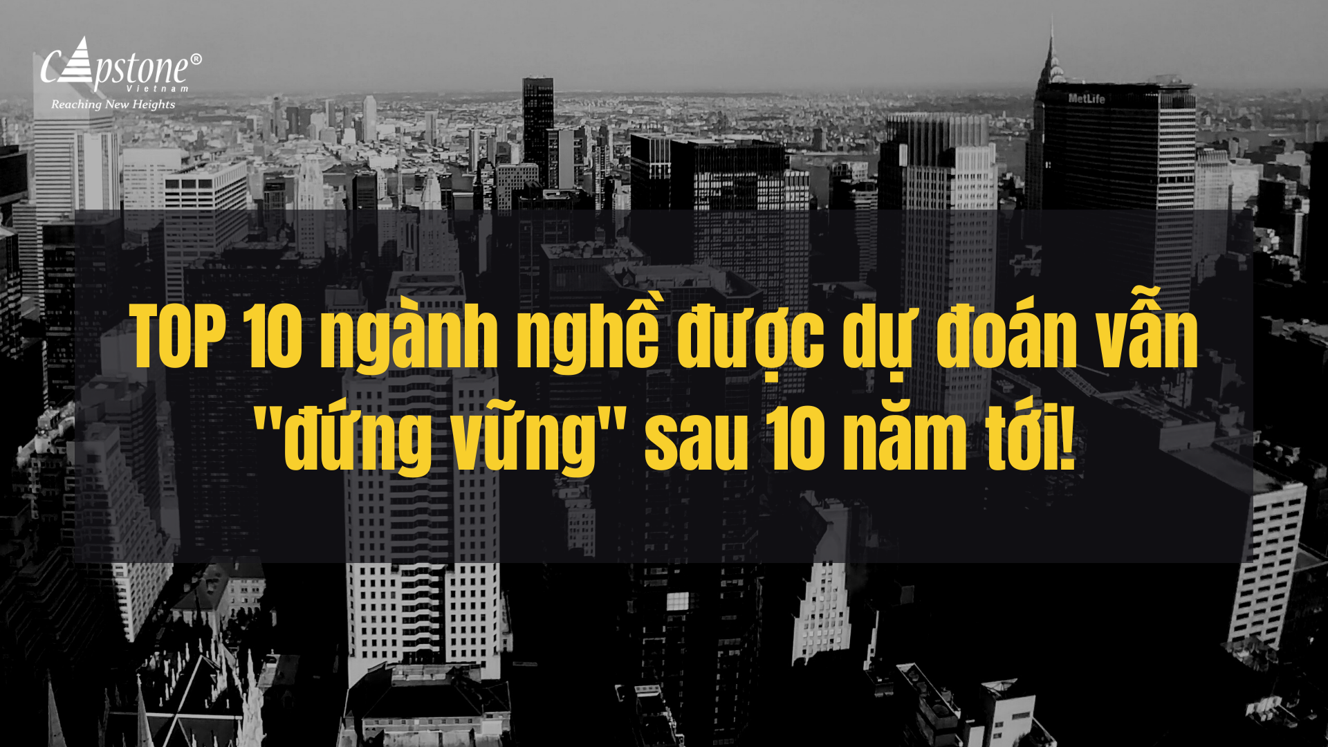 TOP 10 ngành nghề được dự đoán vẫn 