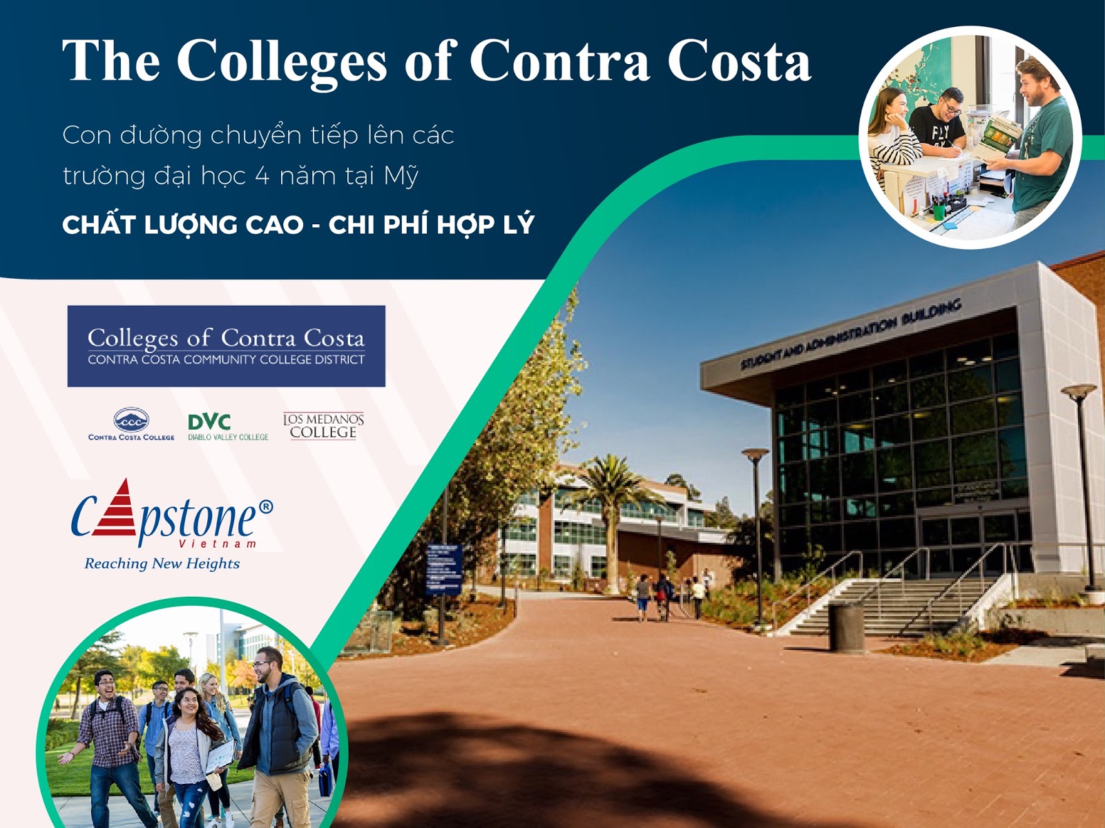 The Colleges of Contra Costa - Trải nghiệm chương trình 2+2 tại California với chi phí hợp lý và hơn thế nữa !