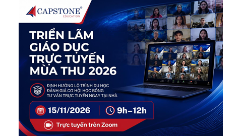 TRIỂN LÃM DU HỌC TRỰC TUYẾN MÙA THU 2026