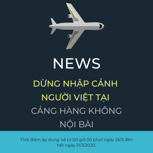 Dừng nhập cảnh người Việt tại sân bay Nội Bài