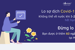 Lo sợ dịch Covid-19 không thể về nước khi I20 hết hạn Đừng lo, bạn được ở thêm 60 ngày tại Mỹ