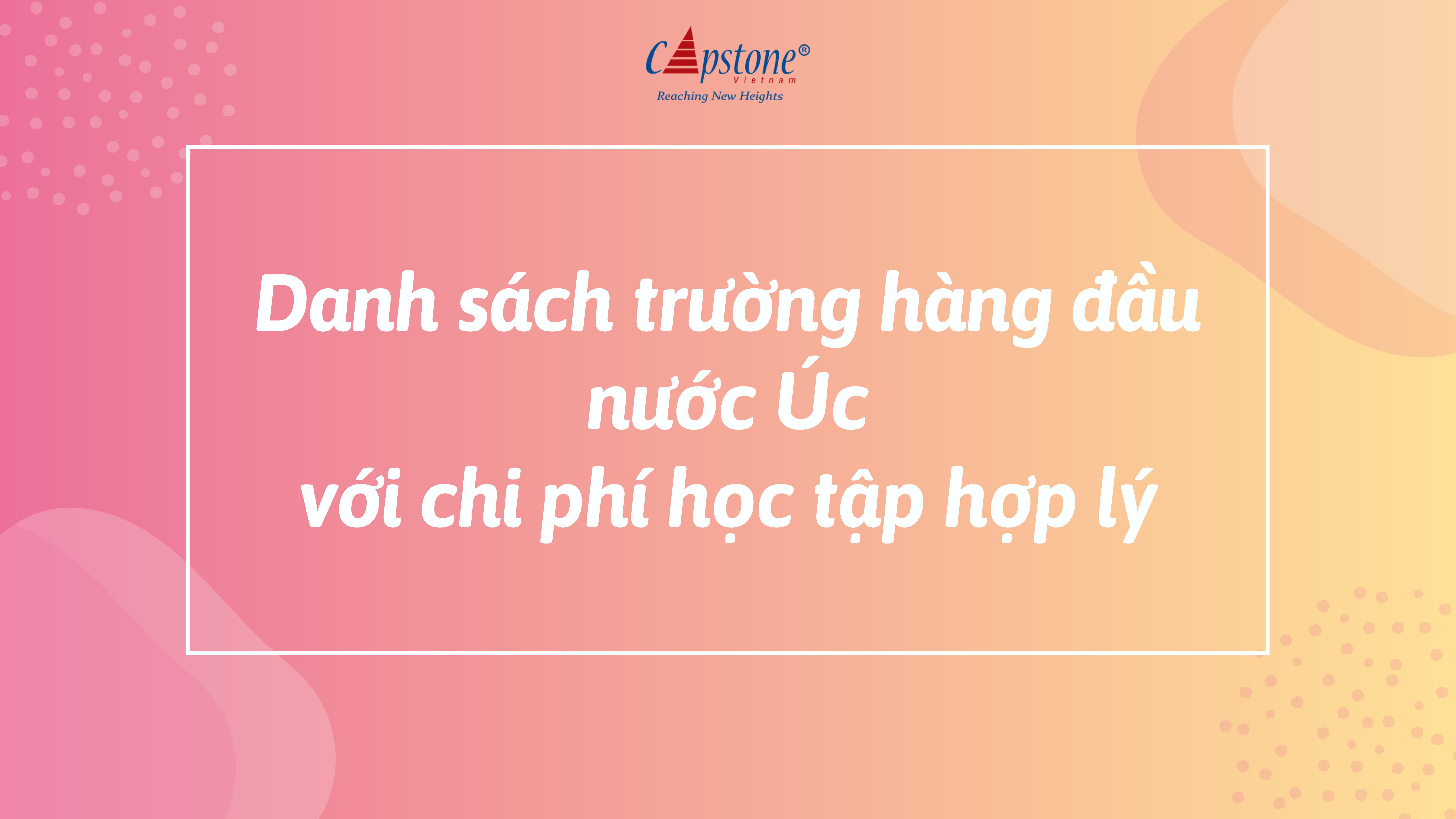 Tham khảo danh sách trường công lập hàng đầu nước Úc với chi phi học tập hấp dẫn