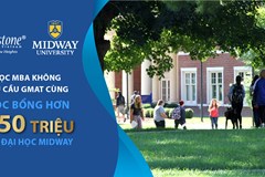 CHI PHÍ HỌC TẬP HỢP LÝ CÙNG HỌC BỔNG 250 TRIỆU TỪ ĐẠI HỌC MIDWAY