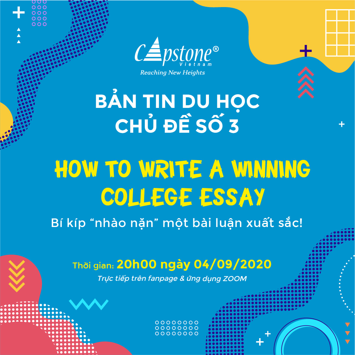 [BẢN TIN DU HỌC SỐ 3] BÍ KÍP “NHÀO NẶN” MỘT BÀI LUẬN XUẤT SẮC!