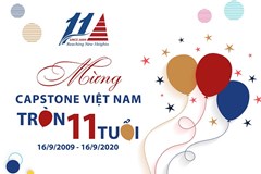 Capstone sau 11 năm thành lập Chúng tôi vẫn tiếp tục cùng nhau vươn tới những tầm cao mới!