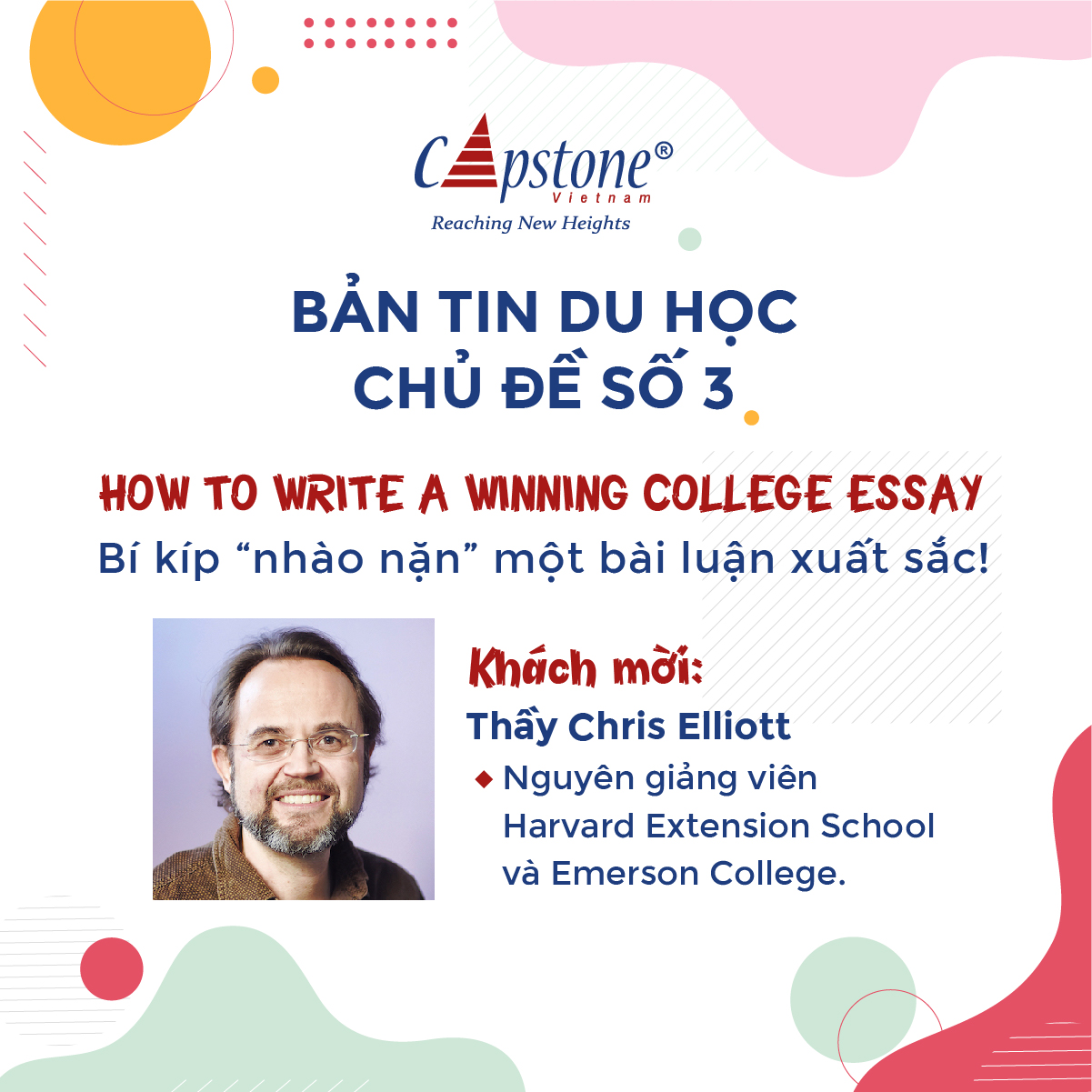 Nguyên giảng viên Harvard Extension School giải đáp những câu hỏi thường gặp nhất khi viết bài luận