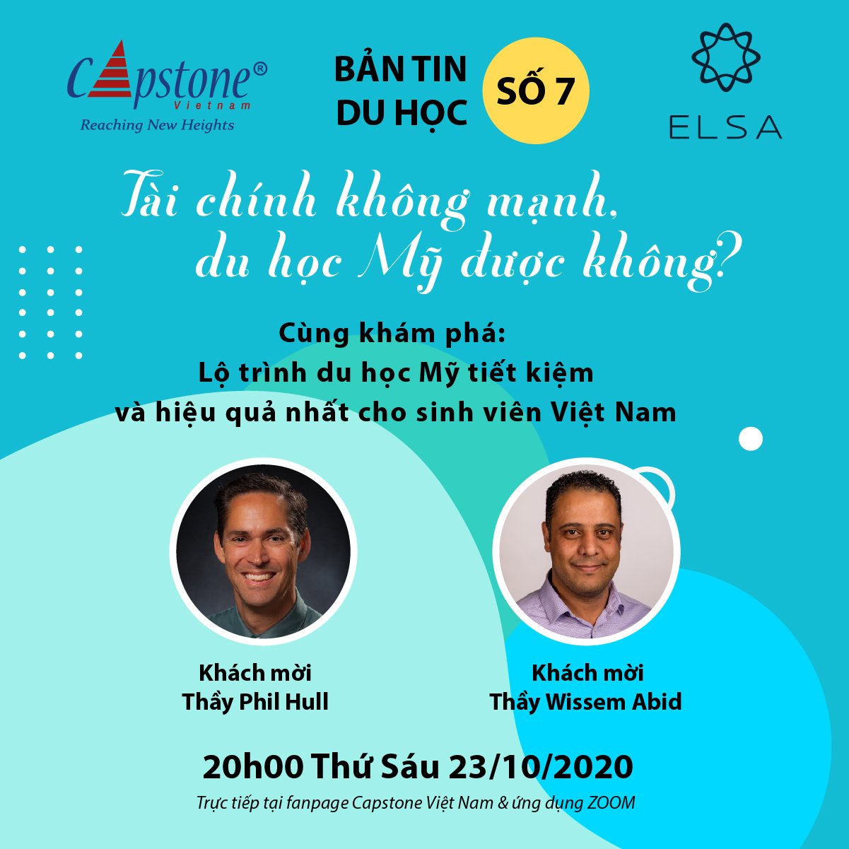 “BẢN TIN DU HỌC SỐ 7” - Chủ đề Tài chính không mạnh, du học Mỹ được không  