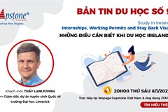 Bản tin du học số 9 Study in Ireland Internships, Working Permits and Stay Back Visas - Những điều bạn cần biết khi du học Ireland.