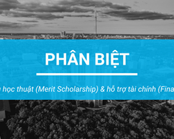 Du học Mỹ Phân biệt học bổng học thuật (Merit Scholarship) và hỗ trợ tài chính (Financial Aid)