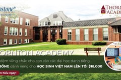 Cơ hội du học bậc Trung học chưa bao giờ tốt hơn thế! Học bổng lên tới $18,000 dành cho học sinh Việt Nam từ Thornton Academy