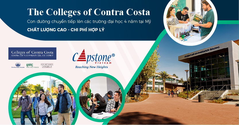The Colleges of Contra Costa - Trải nghiệm chương trình 2+2 tại California với chi phí hợp lý và hơn thế nữa !