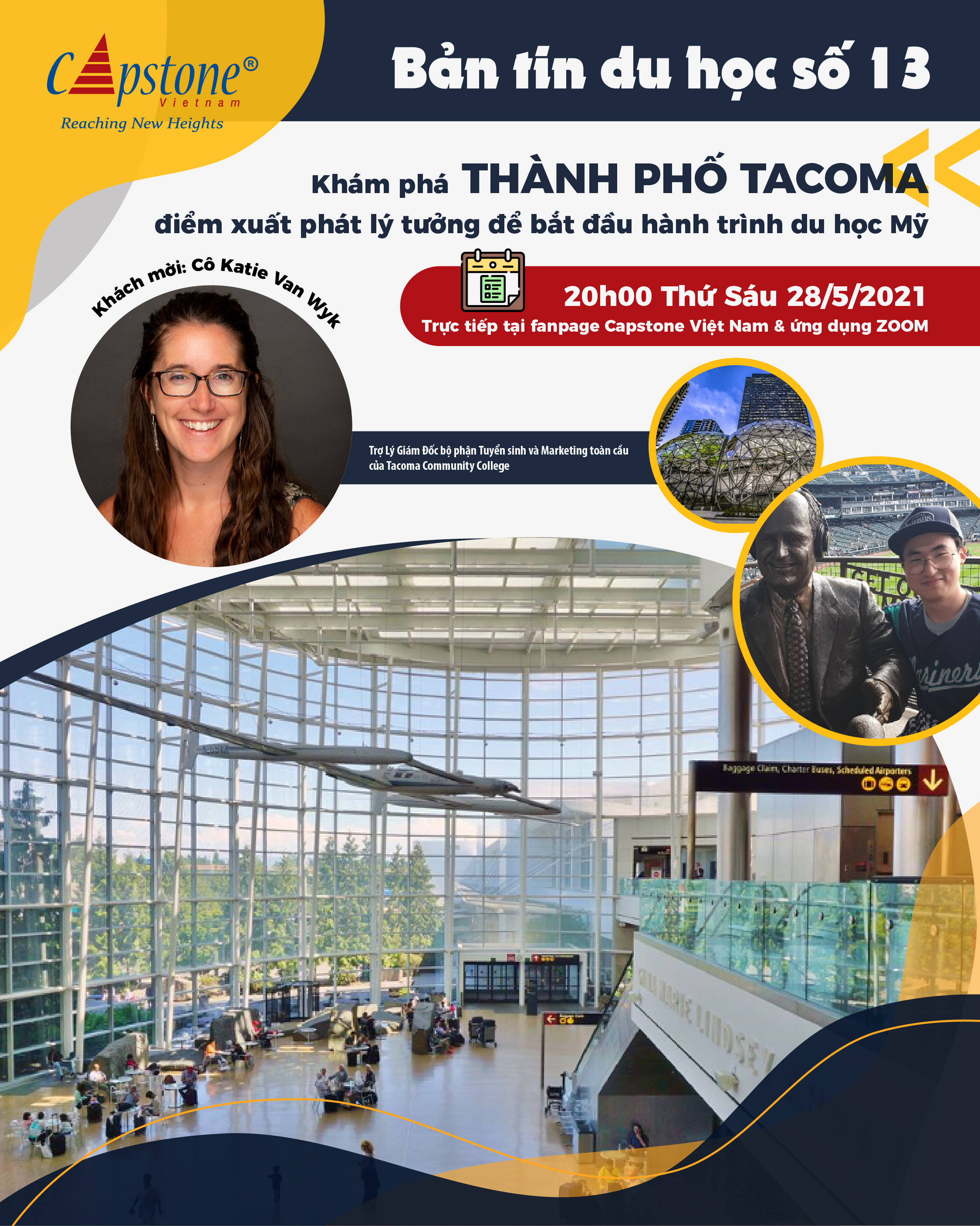 Khám phá thành phố Tacoma - điểm xuất phát lý tưởng để bắt đầu hành trình du học Mỹ