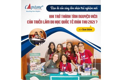 BẠN ĐÃ SẴN SÀNG TRỞ THÀNH TÌNH NGUYỆN VIÊN CỦA TRIỂN LÃM DU HỌC QUỐC TẾ MÙA THU 2021?  