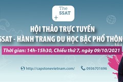 Hội thảo trực tuyến SSAT – Hành trang Du học bậc phổ thông