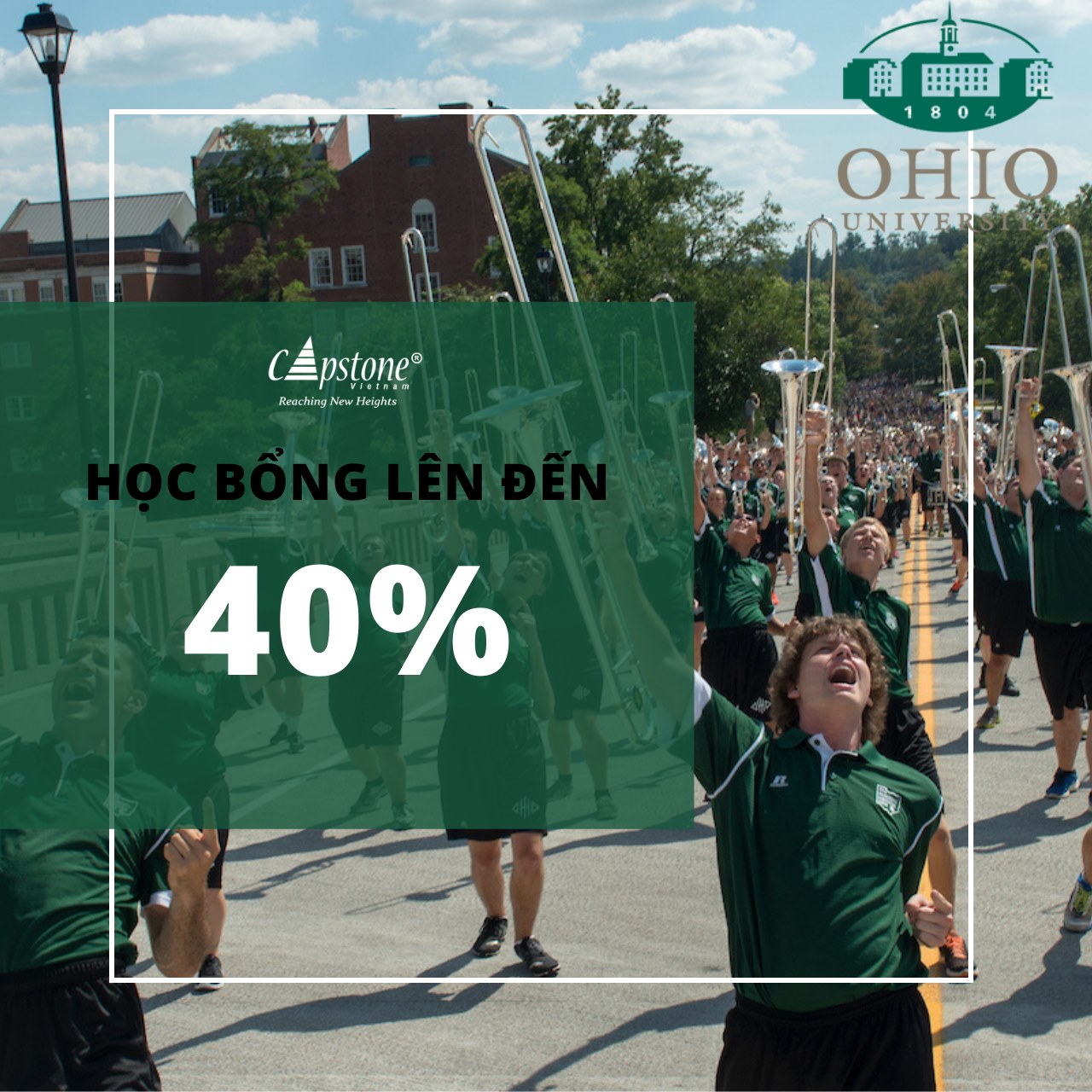 Ohio University - Trường Đại học lâu đời nhất tại bang Ohio