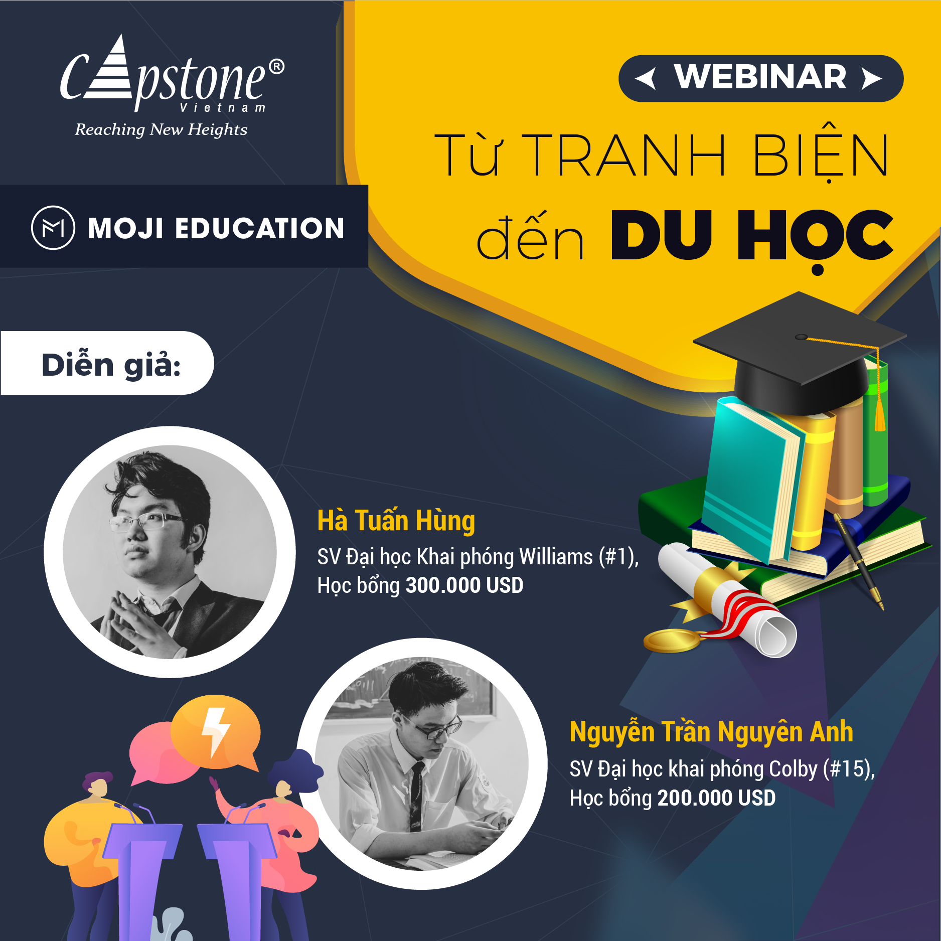 WEBINAR Từ tranh biện tới du học