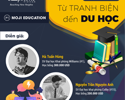 WEBINAR Từ tranh biện tới du học