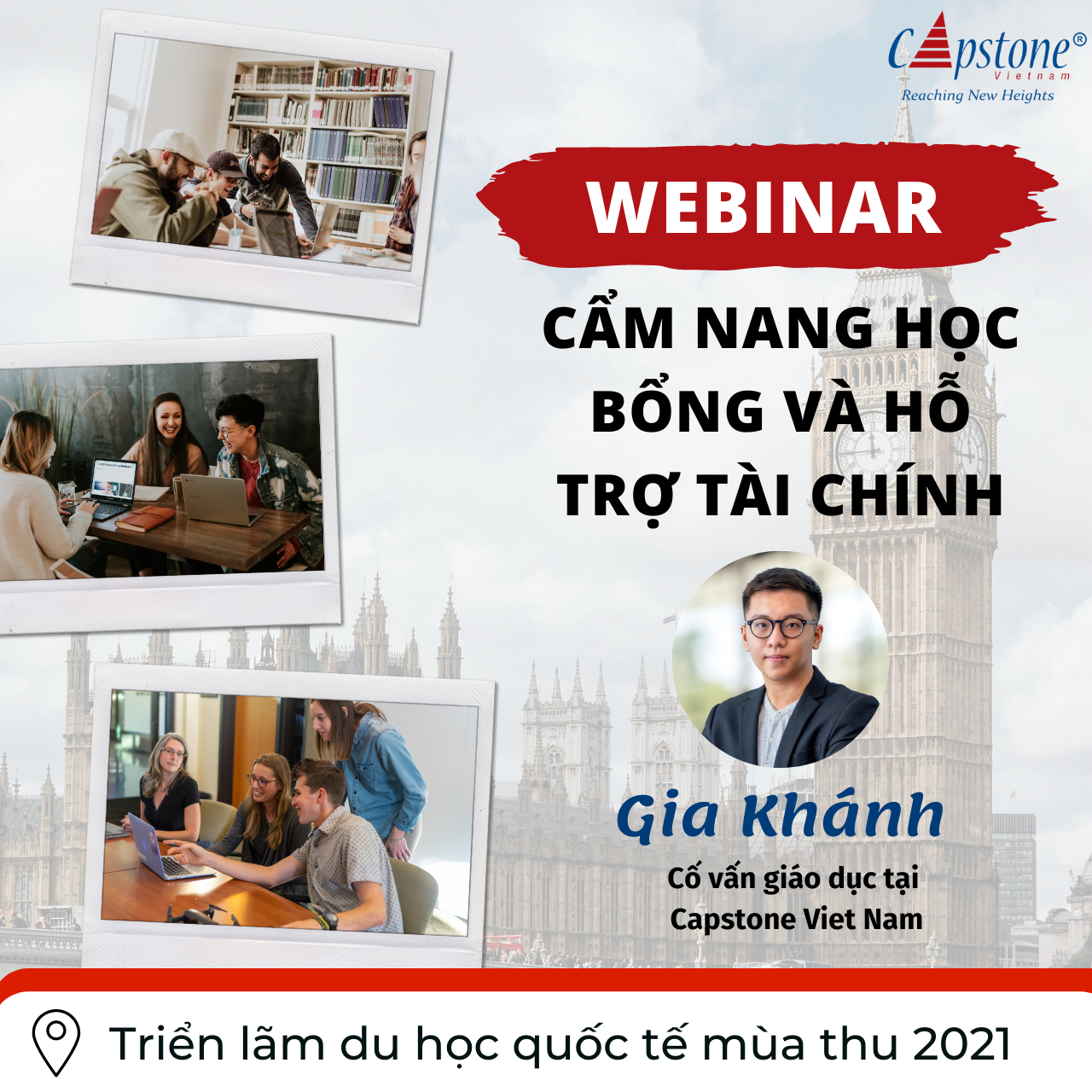 WEBINAR “Cẩm nang học bổng và hỗ trợ tài chính”