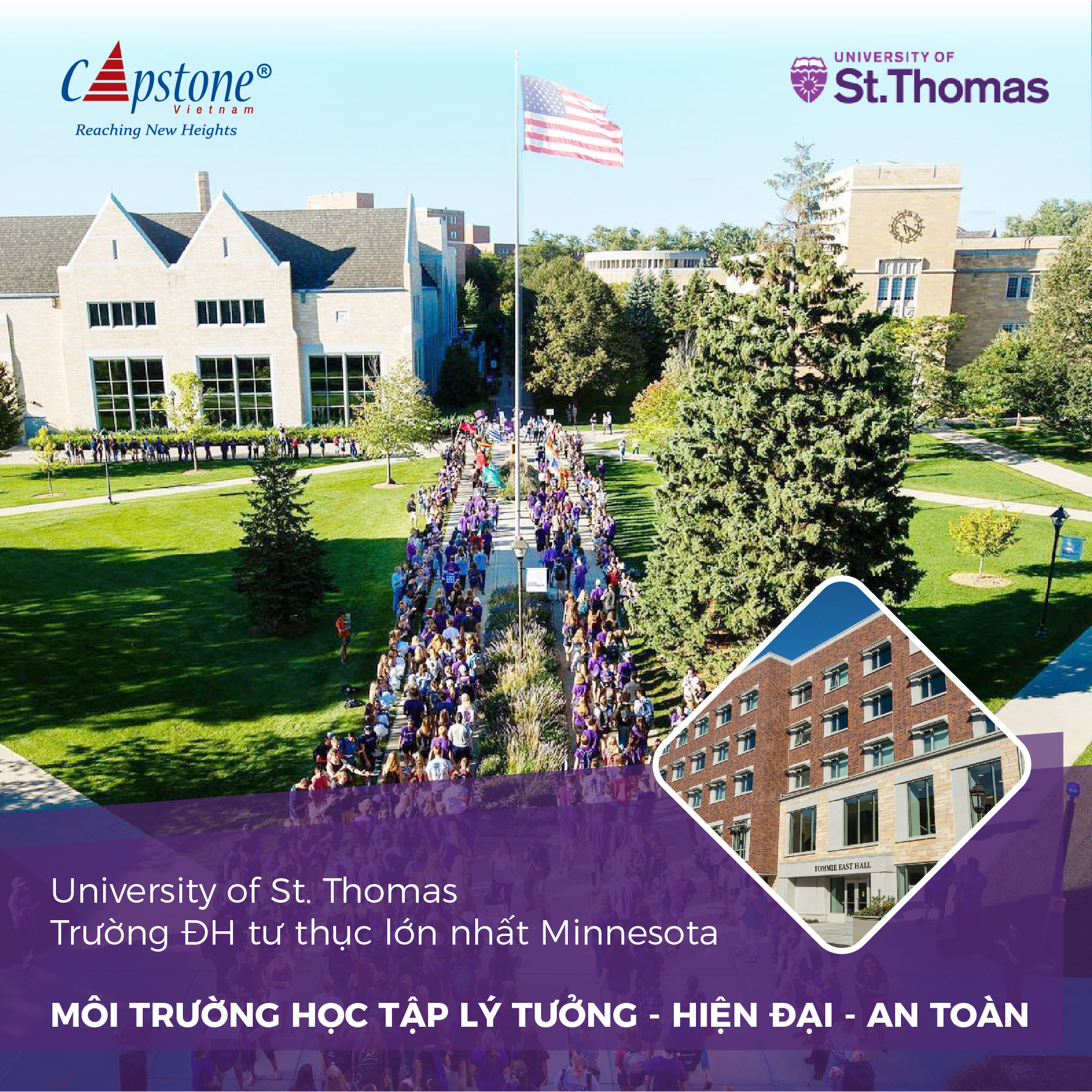 Du Học Kỹ Sư Tại Ngôi Trường Tư Thục Lớn Nhất Bang Minnesota