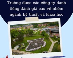 Binghamton University, SUNY - Trường được các công ty danh tiếng đánh giá cao về nhóm ngành kỹ thuật và khoa học