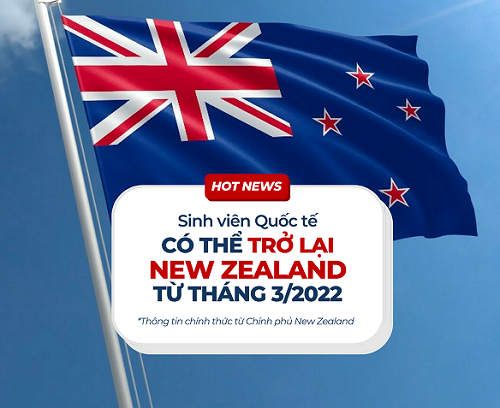Sinh viên quốc tế có thể trở lại New Zealand từ tháng 32022 