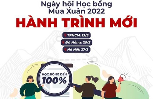 Ngày hội Học bổng Mùa Xuân 2022 - Hành Trình Mới Mở Ra Cơ Hội Mới