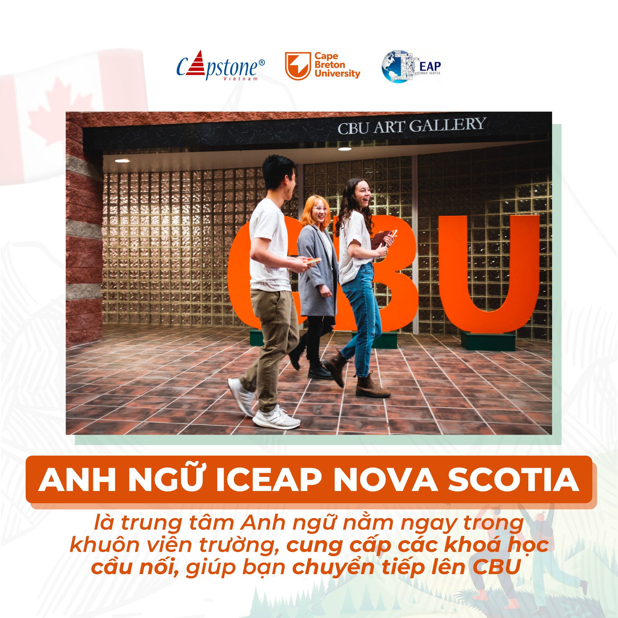 DU HỌC CANADA - KHI TIẾNG ANH KHÔNG CÒN LÀ TRỞ NGẠI VỚI 𝗖𝗔𝗣𝗘 𝗕𝗥𝗘𝗧𝗢𝗡 𝗨𝗡𝗜𝗩𝗘𝗥𝗦𝗜𝗧𝗬 𝗜𝗖𝗘𝗔𝗣 𝗡𝗢𝗩𝗔 𝗦𝗖𝗢𝗧𝗜𝗔