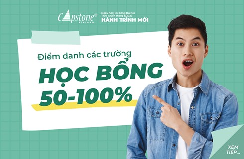 Điểm danh các trường có học bổng trên 50% 