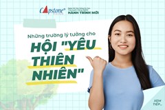 Những ngôi trường lý tưởng cho hội yêu thiên nhiên
