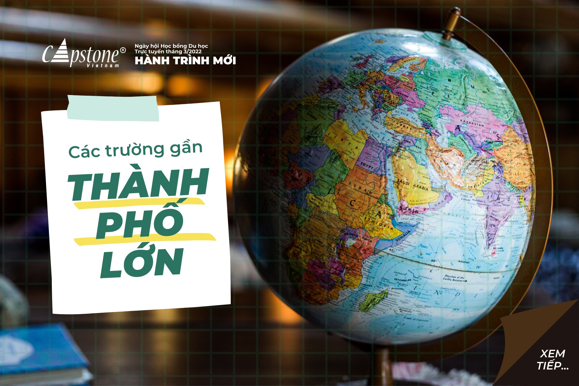 Trường bạn thích ở gần thành phố nào