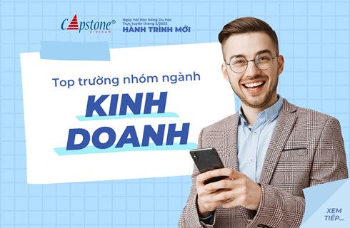 Top các trường theo nhóm ngành kinh doanh