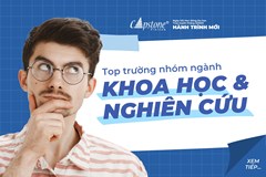 Top các trường nhóm ngành khoa học  nghiên cứu