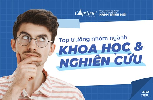 Top các trường nhóm ngành khoa học & nghiên cứu