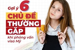Gợi ý 6 chủ đề thường gặp khi phỏng vấn Visa du học Mỹ 