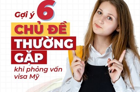 Gợi ý 6 chủ đề thường gặp khi phỏng vấn Visa du học Mỹ 